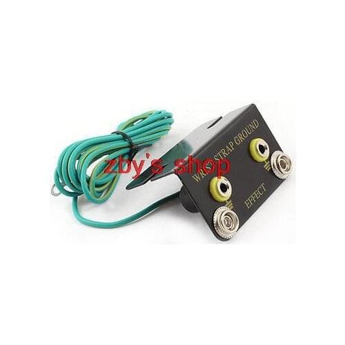 ESD Dual Banana Plug Ground Socket Green for Anti Static Wrist Strap Armband