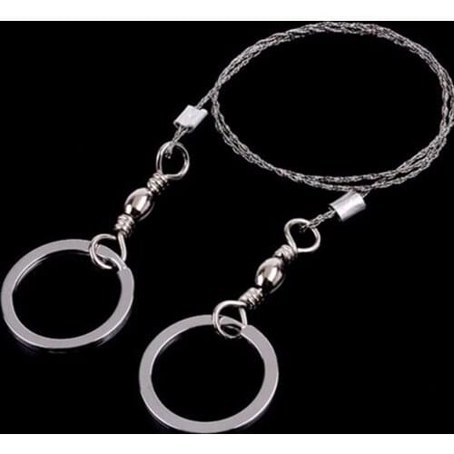 Field Survival Stainless Wire Saw Hand Chain Saw Cutter Outdoor Emergency Fretsaw Camping Hunting Wire Saw Survival Tool New