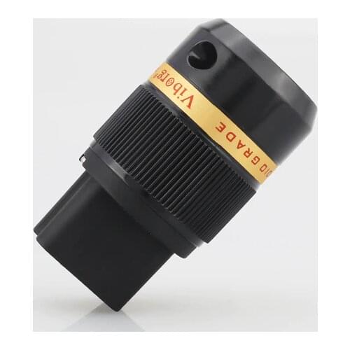 Viborg VF520 C19 Pure Copper Audio Power IEC Connector Plug AC 20A Female Power Cord Audio Cable Connectors