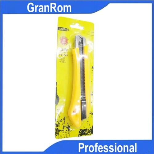 Stainless Steel Utility Knife Wallpaper Cutter Artwork Blade PVC Plastic Floor Laying Cutting Tools
