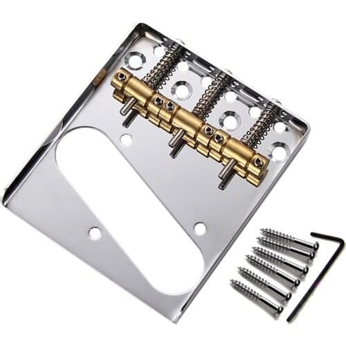 3 TL Saddle Ashtray Saddle Bridge With Screws For Telecaster TELE Electric Guitar
