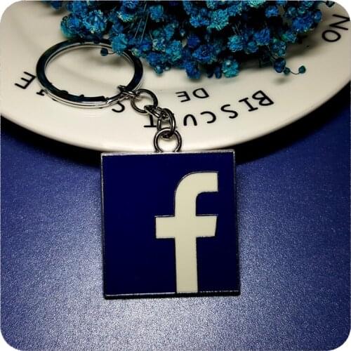GRANDBLING Keychain Souvenir Gift to Facebook Fans Key Ring Bag Pendant