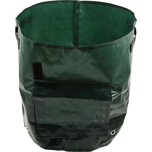 Green Grow Bags Portable Potato Growing Pot Planter Bags Planting Pouch with