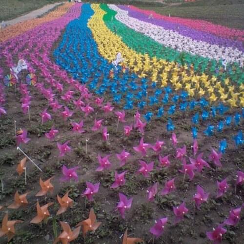 10Set Windmill Pinwheel Wind Spinner Garden Yard Art Decoration Outdoor Toys DIY