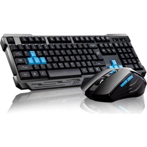 2.4GHz Wireless Keyboard & Mouse Combo Set WAterproof Auto Sleep Keyboard for Desktop PC Laptop Notebook