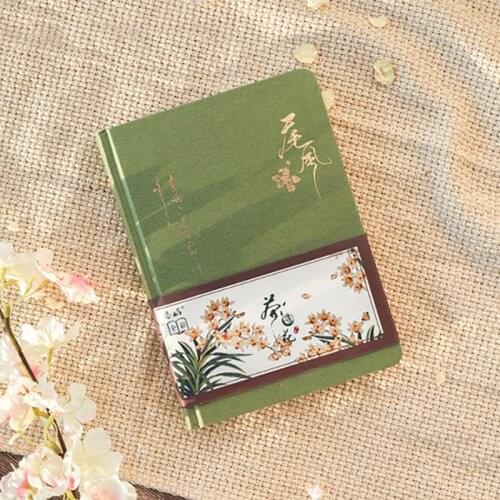 2021 Green Color Inside Page Handbook Cute Creative Hard Cover Diary Books Weekly Notebook Planner Beautiful Gift