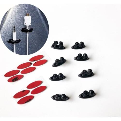 8pcs Car Wire Clip Stickers for SsangYong Actyon Turismo Rodius Rexton Korando Kyron Musso Sports