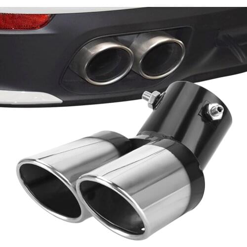 Universal tail pipe stainless steel car exhaust car tail throat exhaust tail throat thickened stainless steel tail throat tail p