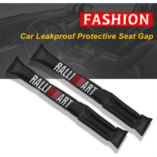 Car Seat Gap Filler Auto Seats Leak Stop Pad Soft Padding For Mitsubishi Ralliart LANCER OUTLANDER PAJERO ASX