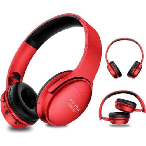 H1 Pro Bluetooth Headphone HiFi Stereo Over-Ear Headsets V5.0 Foldable Earphone Ergonomic Design Wireless Headphone