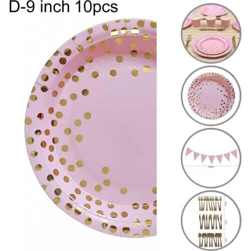 Paper 1 Set Unique Wear-resistant Plastic Dinner Supplies Portable Party Cup Disposable for Birthday