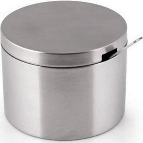 Stainless Steel Salt Pepper Bottle Cruet Condiment Sugar Jar Kitchen Tool