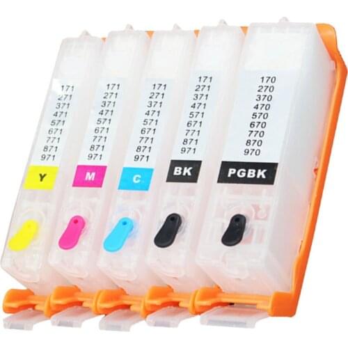Compatible Ink Cartridge 570 571 PGI-570 CLI-571 refillable ink cartridge For canon PIXMA TS6050 TS6051 TS6052 TS5050 TS5051