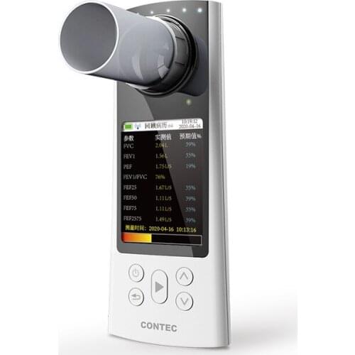 Bluetooth Digital Spirometer Color Display Lung Function Breathing Pulmonary Diagnost USB Portable Medical Device Software SP80B