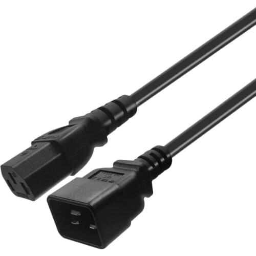 IEC 320 C13 to C20 AC Power Supply Extension Cord Adapter for PDU UPS(1.8M)
