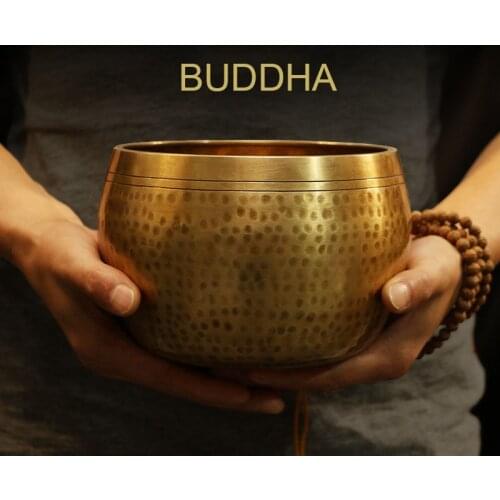 Imported copper chanting Buddha sound bowl singing bowl chanting bowl yoga meditation Buddha sound bowl Tibet song bowl