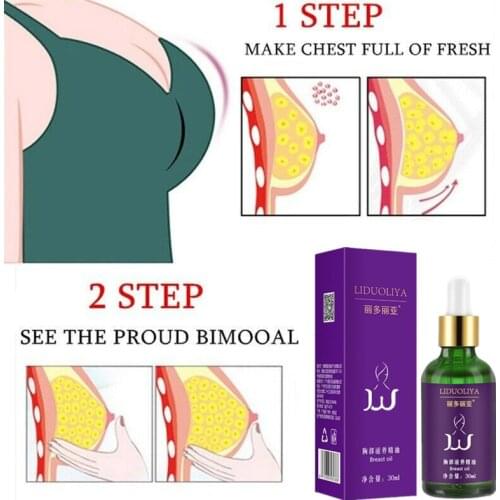 30ML Breast Enlargement Essential Oil Boobs Lifting Cream Butt Enhancer Cream Breast Enlargement Massage Oil Big Breasts Oil