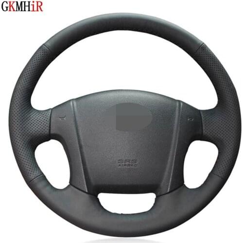 Soft Black Artificial Leather Car Steering Wheel Cover For Kia Sportage 2 2004 2005 2006 2007 2008 2009 2010 2011 2012 2013