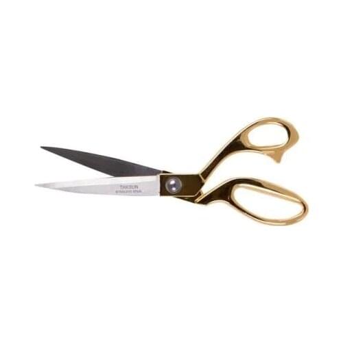 Taksun Professional Tailor Scissors 25 CM Gold 436440773