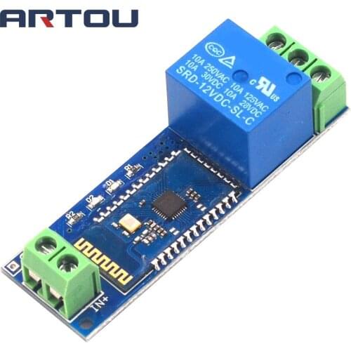 Smart Bluetooth Relay Module Remote Control Switch 12V IOT Wireless Module Mobile Phone Bluetooth Remote Control Switch Internet