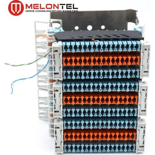 MT-3700 Integrated Splitter Block BRCP-SP C242707A 3M Pouyet Type 48 Port IDC Wire Wrap MDF