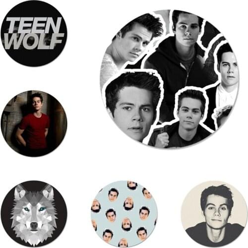 58mm Dylan O'Brien Teen Wolf Icons Pins Badge Decoration Brooches Metal Badges For Clothes Backpack Decoration