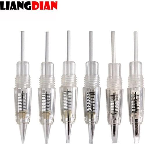 50pcs/lot Disposable 8mm Screw Permanent Makeup Needles Tattoo Cartridges For Charmant Liberty Microblading Microneedling