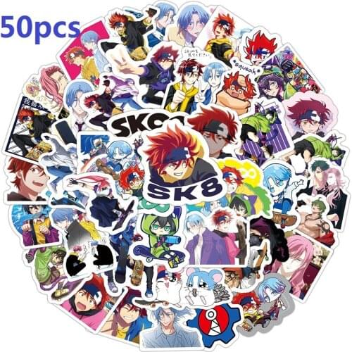 50PCS SK8 the Infinity Cartoon Graffiti Stickers Travel Luggage Phone Guitar Fridge Laptop DIY Kid Toy Waterproof Sticker gift