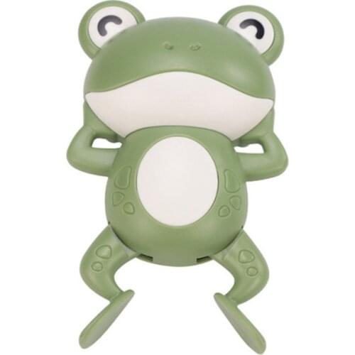 Baby Bathing Toys Cute Cartoon Frog Baby Bath Water Toy Toys&Hobbies Clockwork Swimming Pool Toy Over 6 Months Childrens