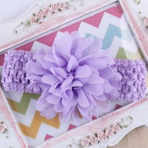 Infant Girl Hair Weave Band Childern Hair Clips Hair Accessories Baby Girls Lace Headband Baby Chiffon Flower Hairband