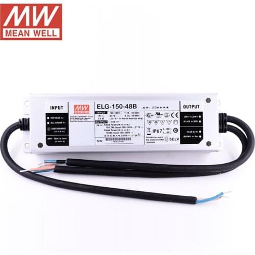 Meanwell ELG-150-48B AC-DC Single LED Lights Driver Switch Power Supply