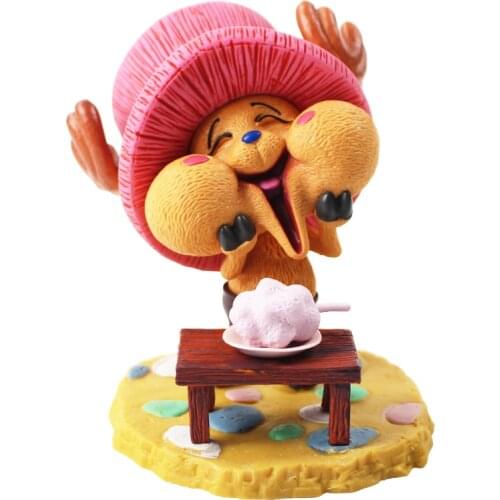 12cm Happy Tony Tony Chopper Figurine Ver. 1/10 Scale PVC Action Figure Model Collection Toys Doll