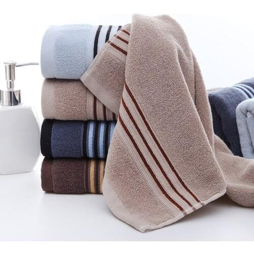Cotton Bath Towel Set for Bathroom Face Towels Towel for Adult Blue Coffee Washcloth Travel Sport Towel 3pcs/set