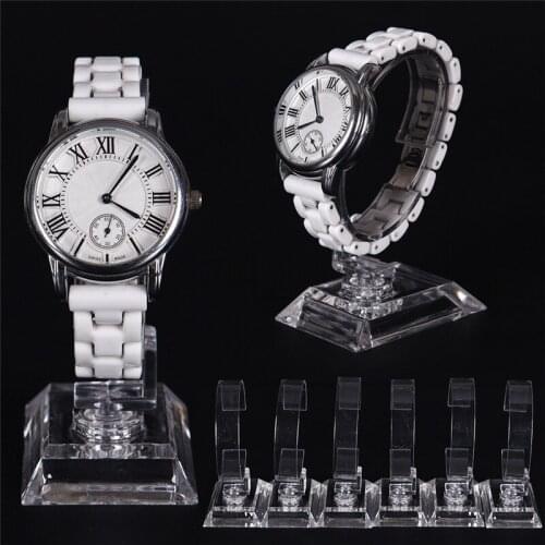 2pc Wholesales Hot Sale Stand Rack Acrylic Clear Watch Bracelet Bangle Showcase Display Holder