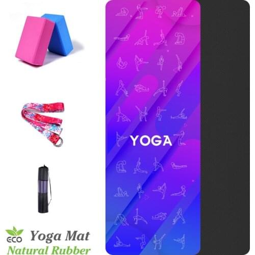 Suede Yoga Pose Exercise Mat Women Pilates Fitness Mats Indoor Gymnastics Dance Tapete With Yoga Bag Balance Pad 183*68cm*1.5mm
