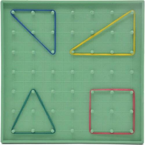 Nail plate Teaching Aids Nailboard Teaching Aids for Student 140mm Mathematics Teaching Instrument