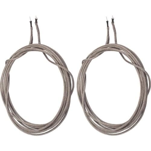 Guitar Single Conductor Braided Shield Cable Guitar Pickup Wire 22AWG 300cm Length Tinned Copper Conductors