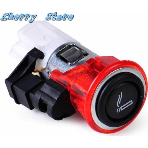 NEW 1J0 919 309 Cigarette Lighter Core & Cigarette Lighter Body Assembly For VW Jetta Bora Golf Passat Beetle Audi A3 1J0919307