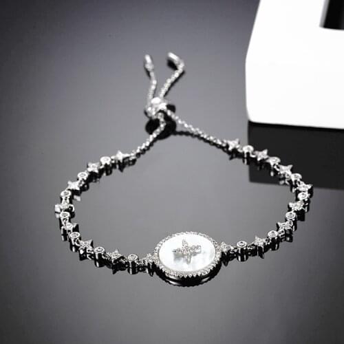 2021 new arrival Pearl Oyster Hand Adornment Womens Simple Lovers Bracelet Fashion Jewelry