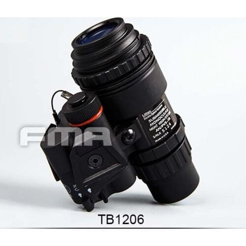 New TB-FMA PVS18 1 : 1 Real Metal Version Dummy NVG Night Vision Goggles Model(new style) for Hunting Airsoft Tactical Helmet BK