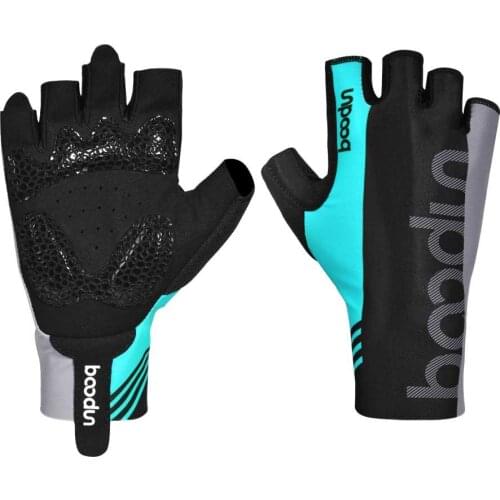 HOT Cycling Anti-slip Anti-sweat Men Women Half Finger Gloves Breathable Anti-shock Sports Gloves Bike Bicycle Glove