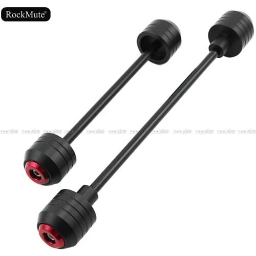 Motorcycle POM Axle Fork Sliders For KAWASAKI ZX-6R 2005-2006 Front Rear Wheel Protector Circle Decoration