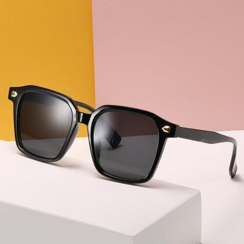 Rectangle sunglasses women men 2021 trending products black green blue yellow shade for women fashion oculos de sol feminino