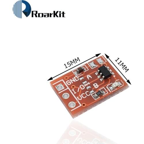 5Pcs TTP223 Touch Key Switch Module Touch Button Capacitive Switches Self-Locking/No-Locking Capacitive Touch Switches DIY Kit