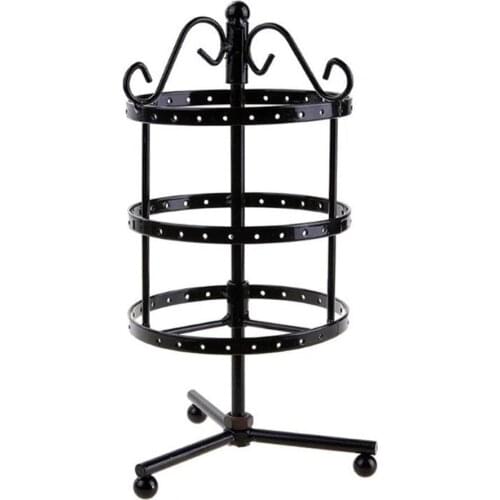 Earrings Necklace Ear Studs Jewelry Display Rack Simple Style Metal Stand Holder Display Shelf Jewelry Stand Holder