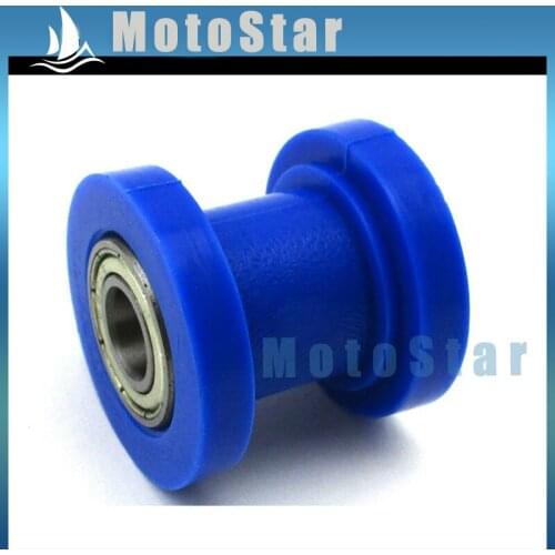10mm Blue Chain Roller Pulley Tensioner For 50cc-250cc Dirt Pit Bike TTR SR50 CRF50 KLX110 SSR Pitsterpro GPX SDG Coolster BBR