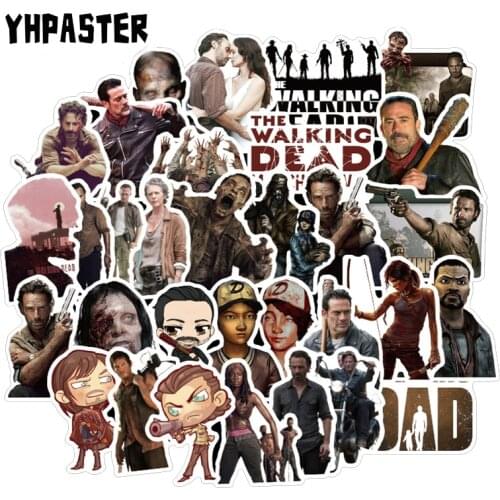 10/30/50Pcs Hot TV Show The Walking Dead Stickers Anime For Pegatina On The Laptop Fridge Phone Skateboard Suitcase Funny Cool