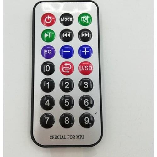 Universal 2pcs 21-key Wireless Remote Control With Learning Function for MP3 Subwoofer Speaker