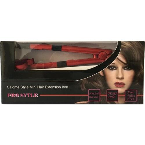 1pc EURO plug Salome Temperature Control Iron Heat Keratin Hair Extensions Tools Mini Iron Fusion Connector