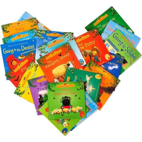 10pcs/set Sent at random Usborne Picture English Books For Children Famous Story English Tales Series Of Child Book Farm Story